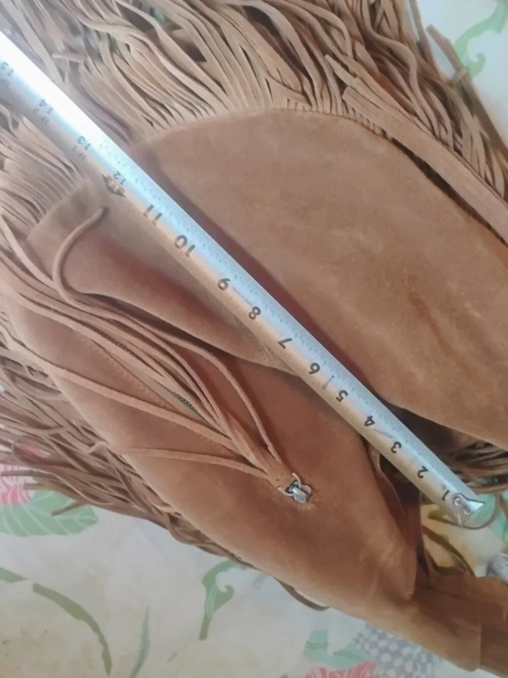 Amazing Brown Suede Fringe Bag Boho Festival